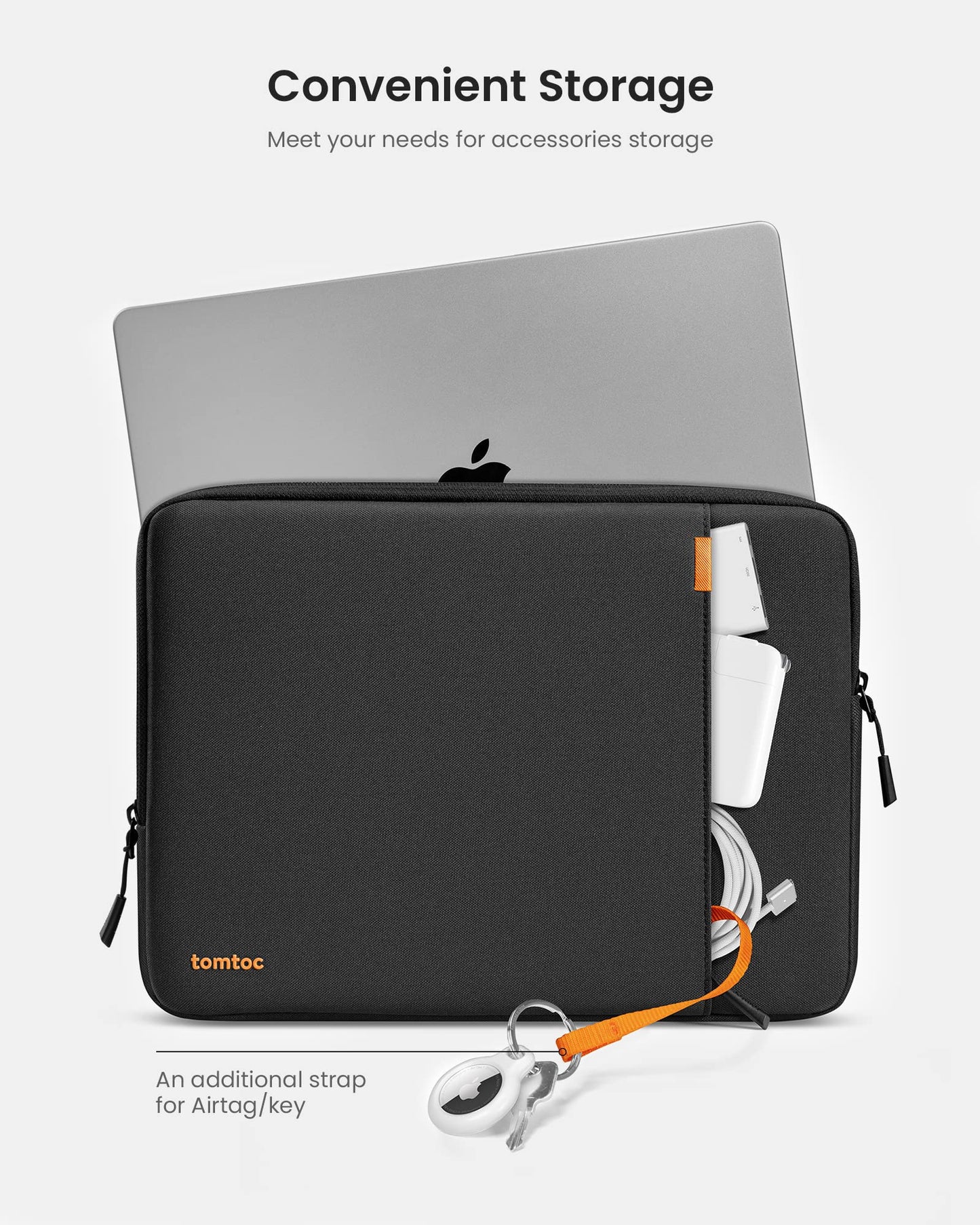 tomtoc 360° Protective Laptop Sleeve for 14" Laptops