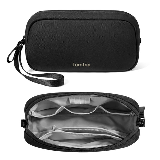 tomtoc Cable Organiser Bag Travel Pouch Water Resistant Accessory Bag