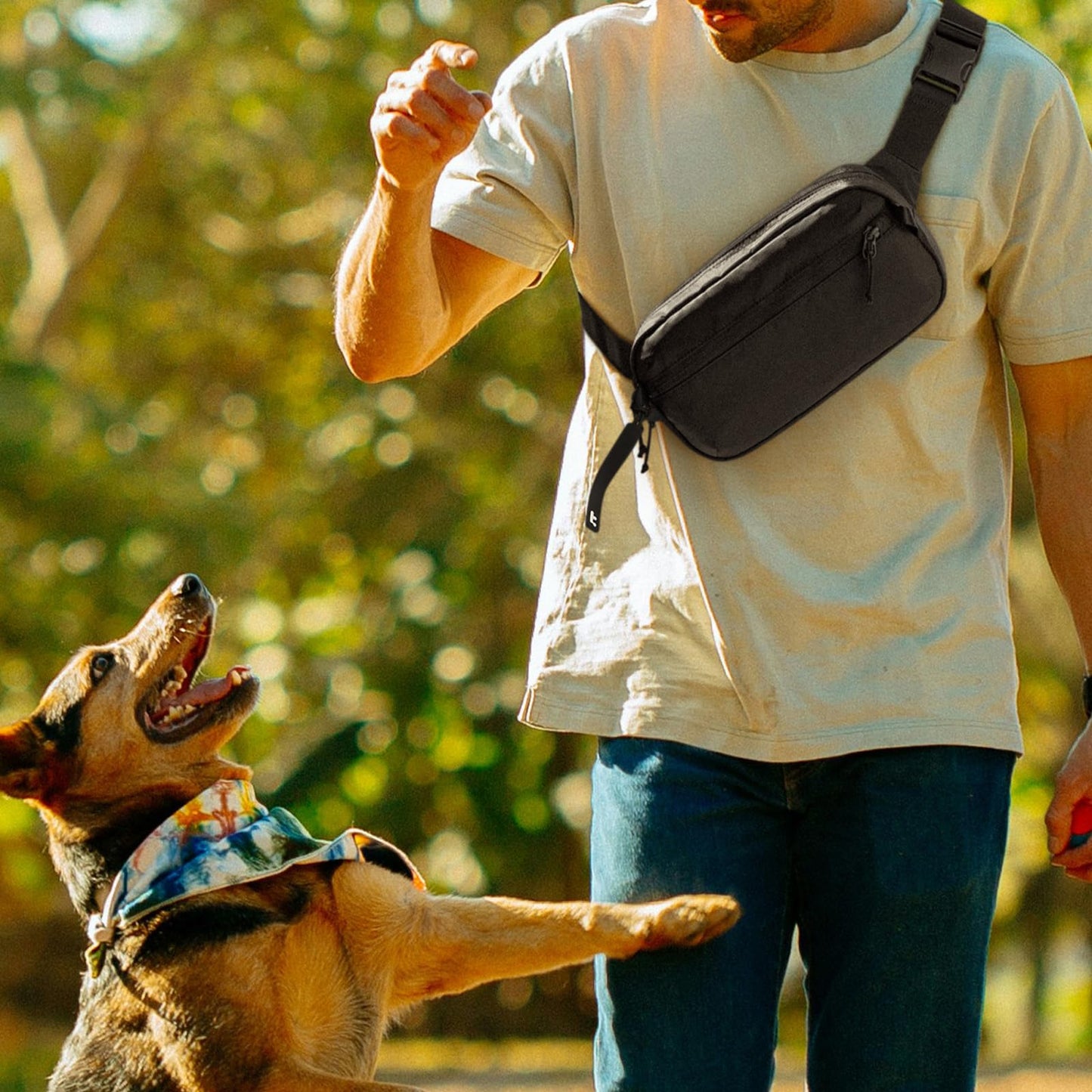 tomtoc Aviator-T33 3.5L Sling Bag for Switch, iPad mini, RFID Blocking Water-Resistant