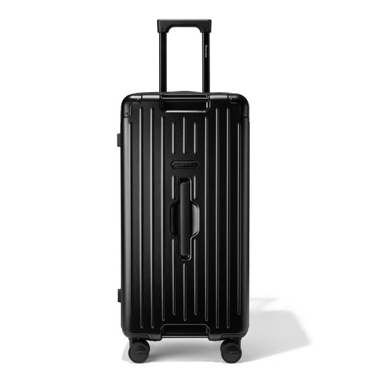 Black Voyage 28" AirTrunk Pro 120L Vacuum-Seal Suitcase