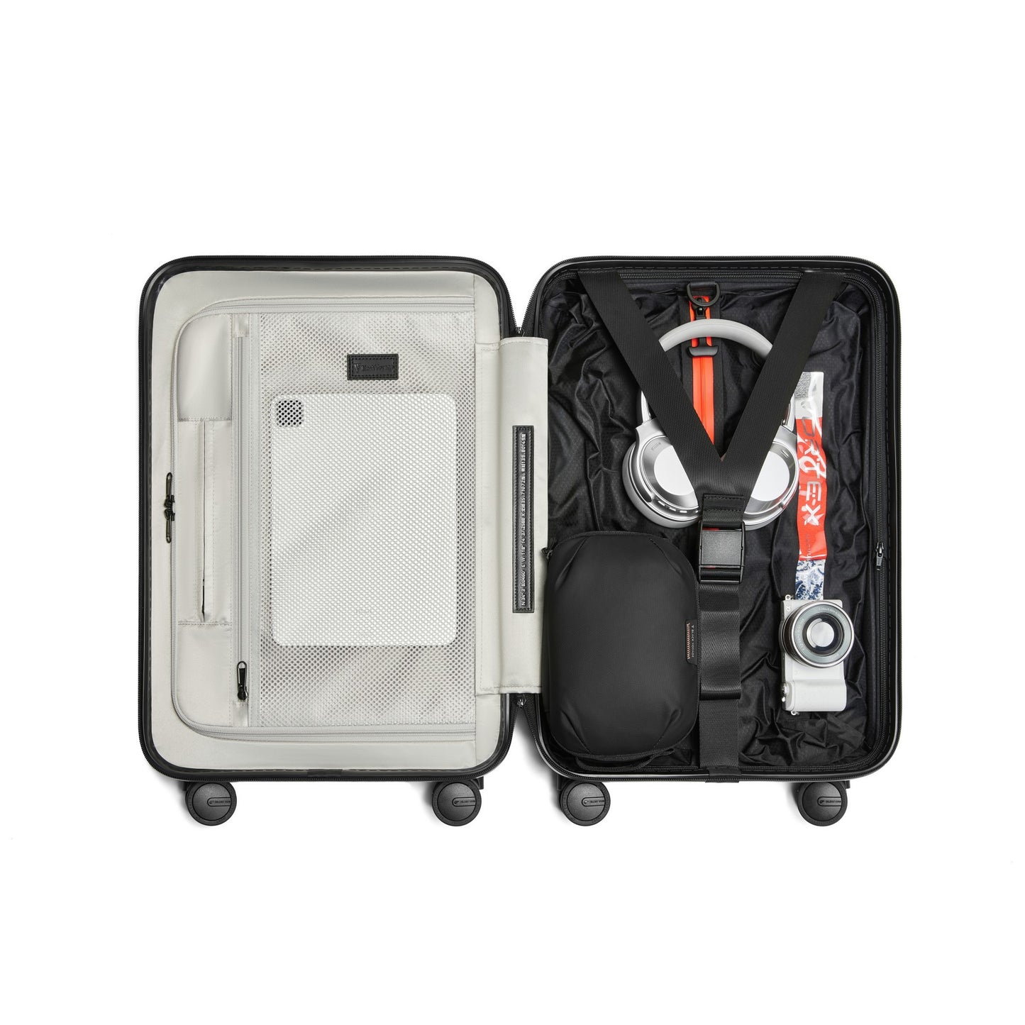 Black Voyage AirCabin Pro Vortex Carry On Suitcase