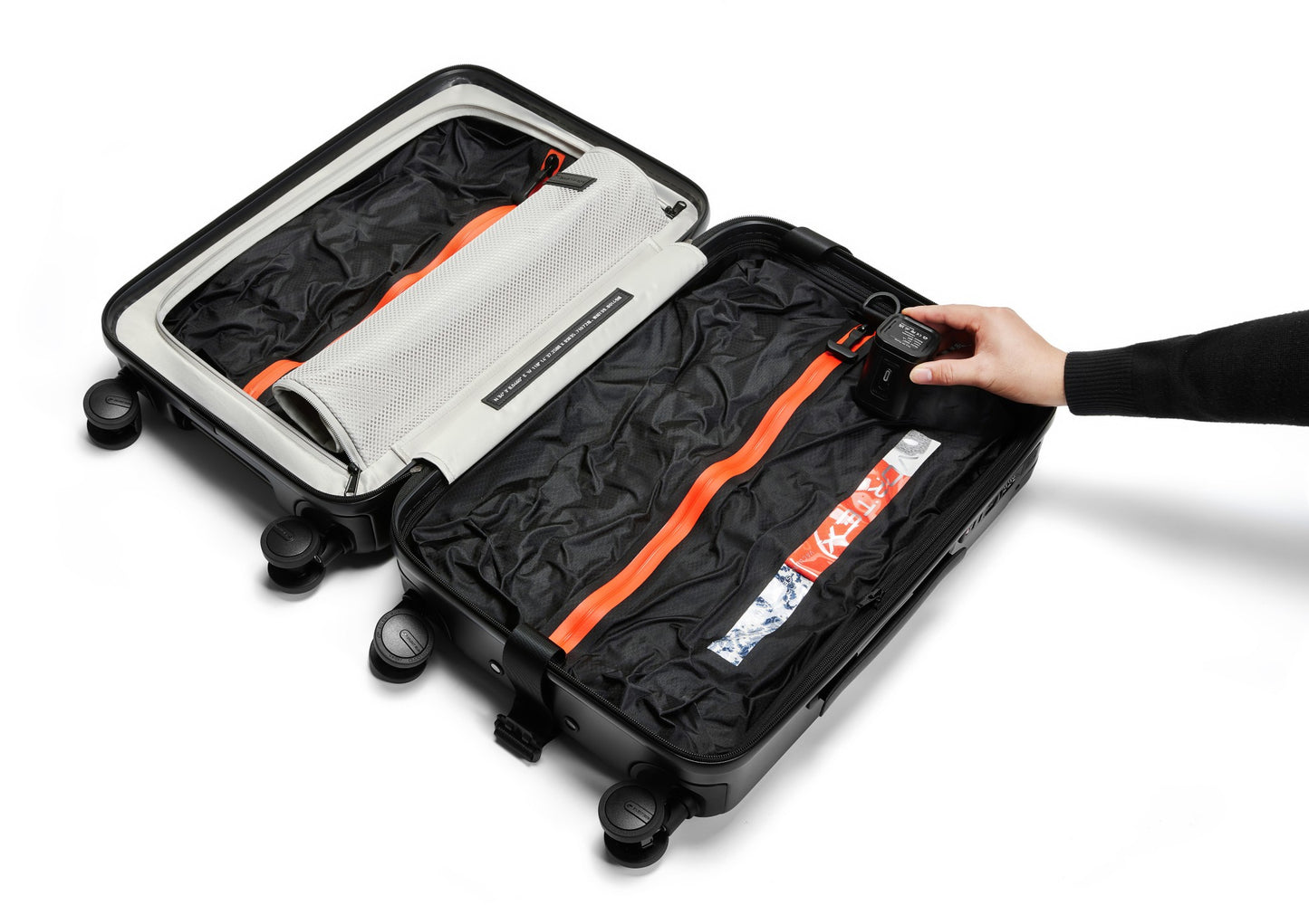 Black Voyage AirCabin Pro Vortex Carry On Suitcase