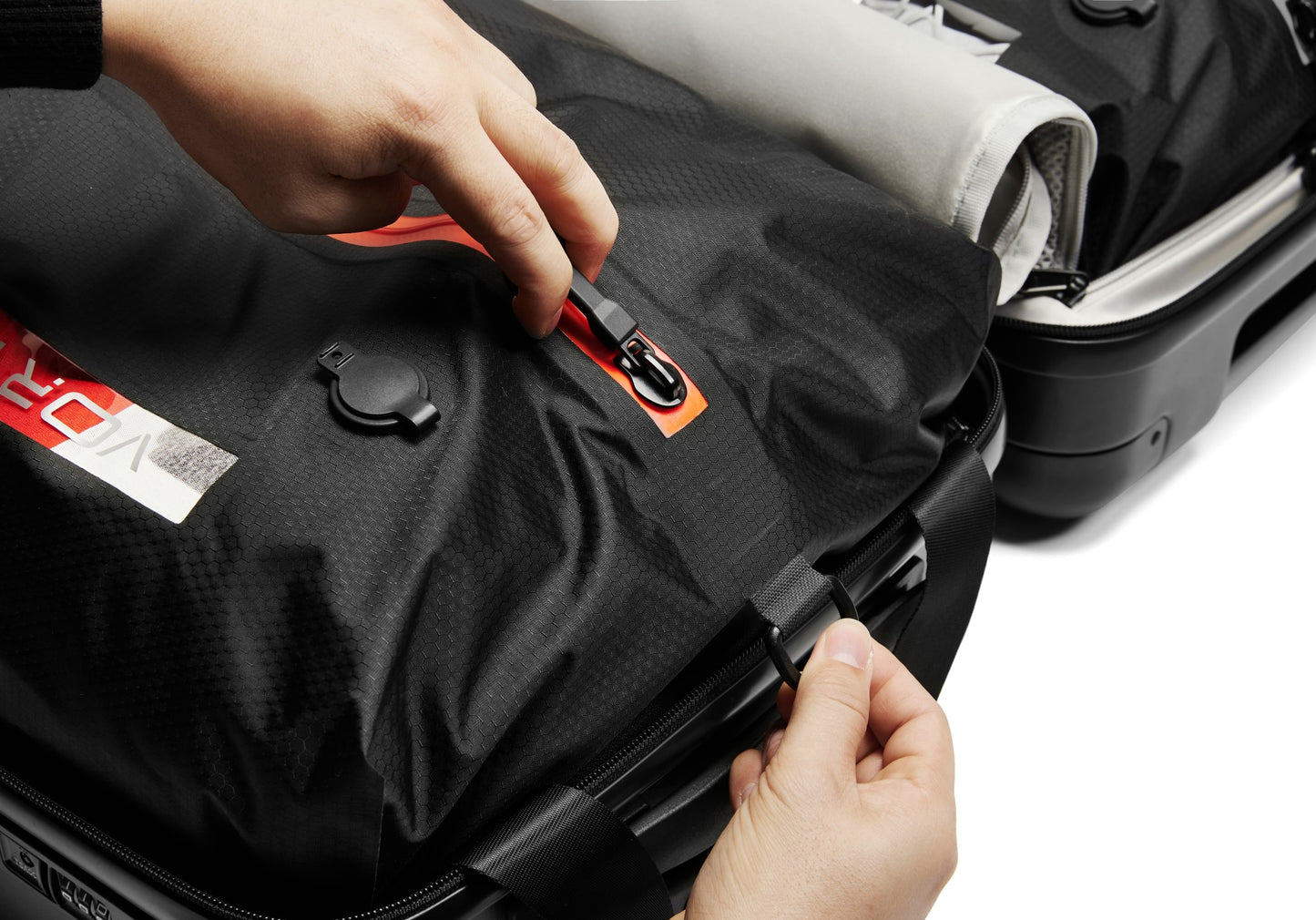 Black Voyage AirCabin Pro Vortex Carry On Suitcase