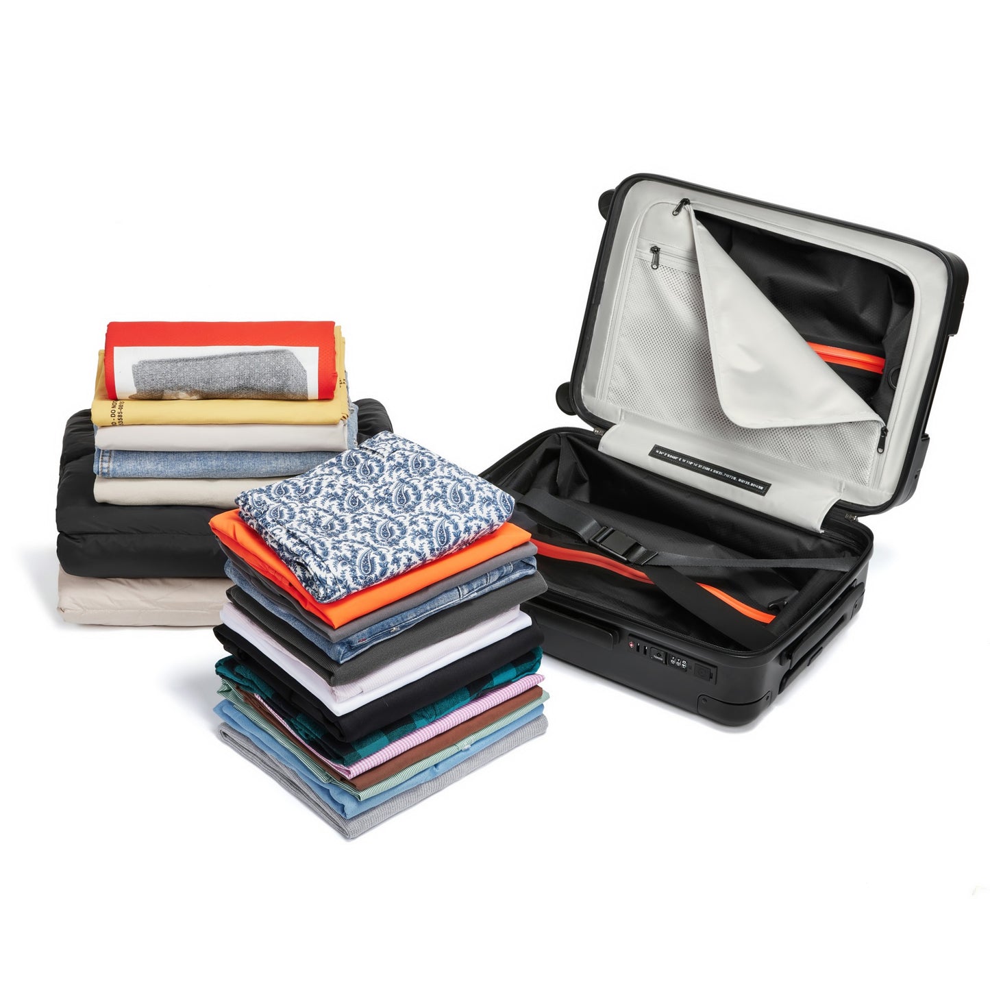 Black Voyage AirCabin Pro Vortex Carry On Suitcase