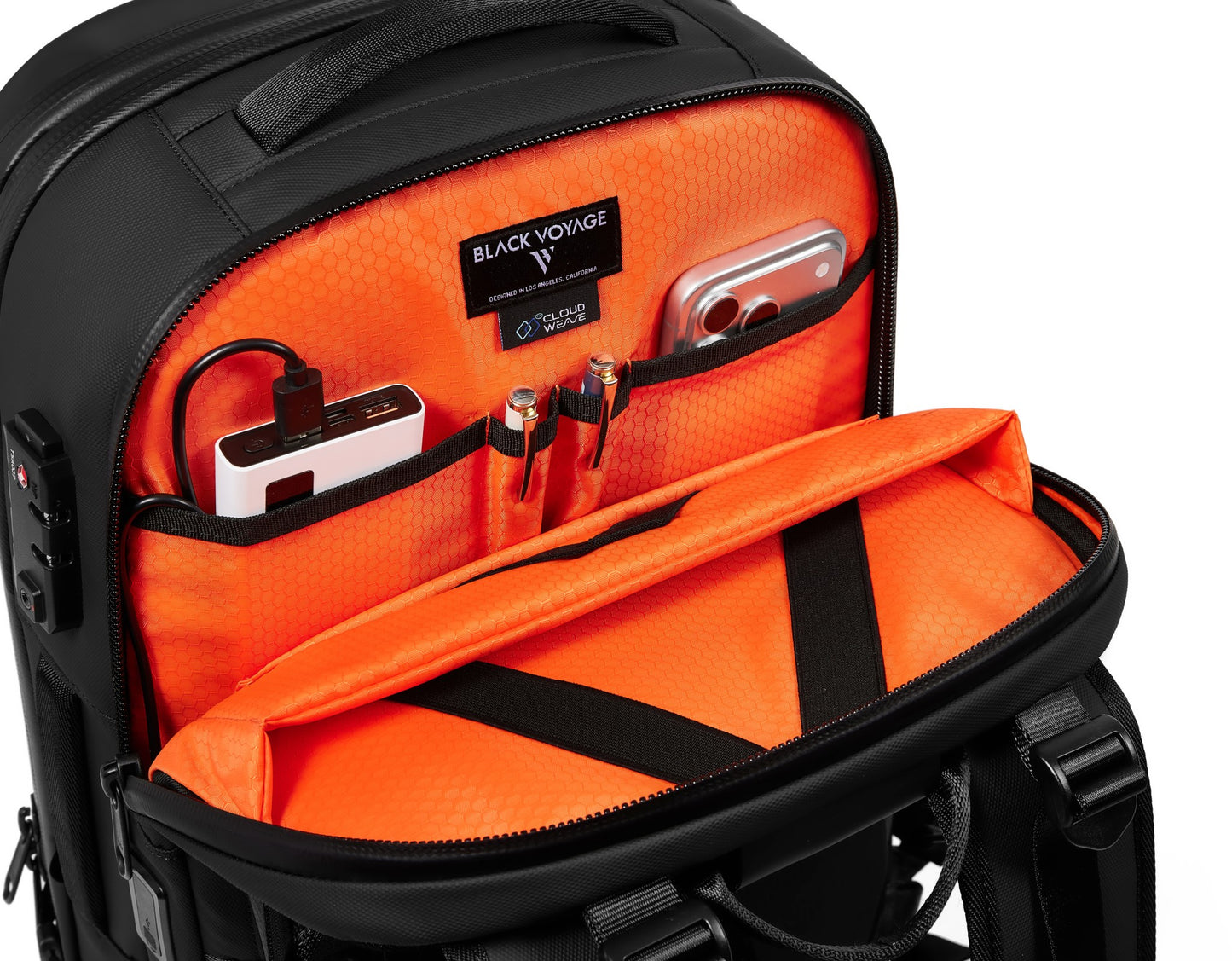 Black Voyage Zephyr PRO 60L Vacuum-Seal Travel Backpack