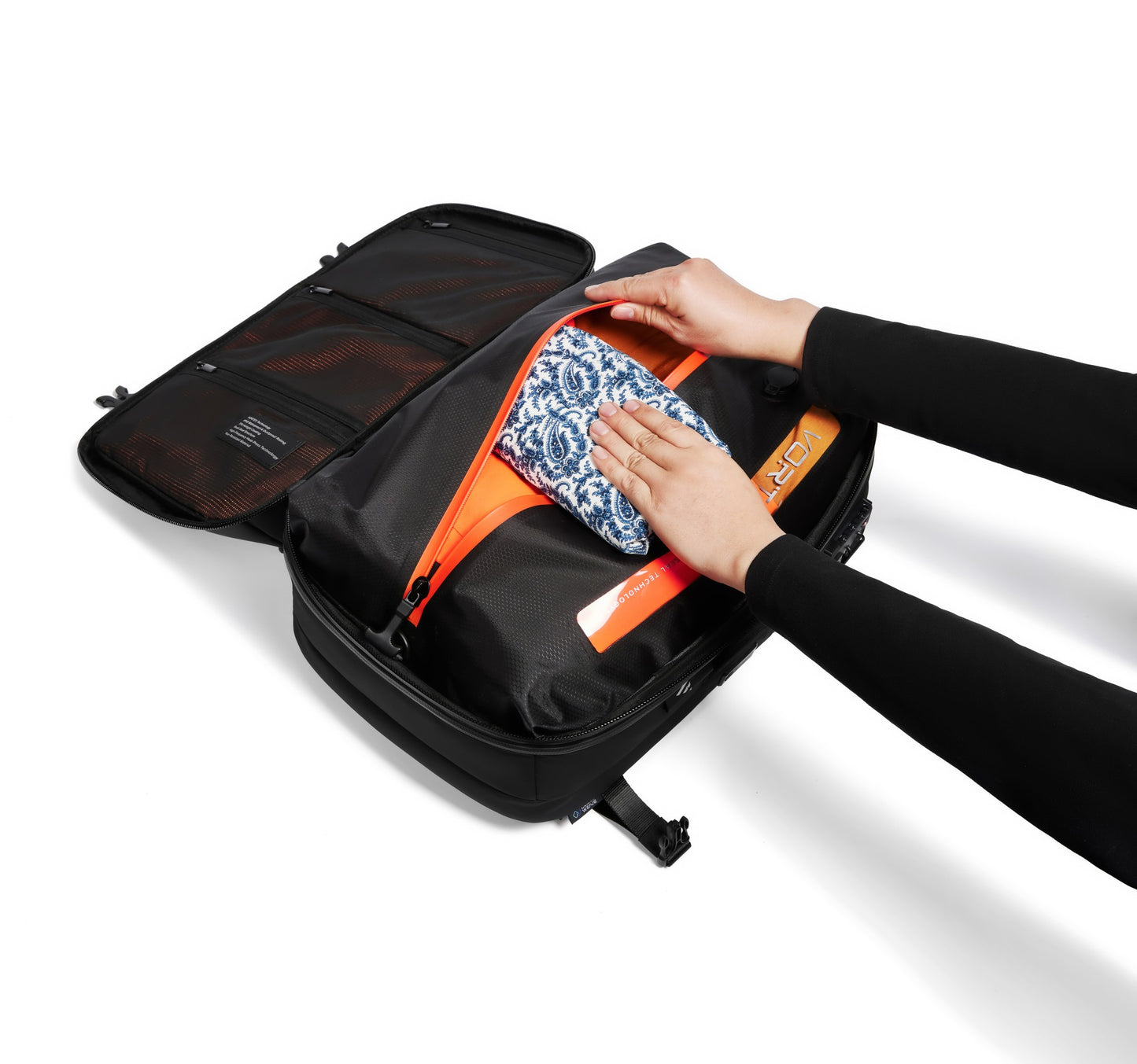 Black Voyage Zephyr PRO 60L Vacuum-Seal Travel Backpack