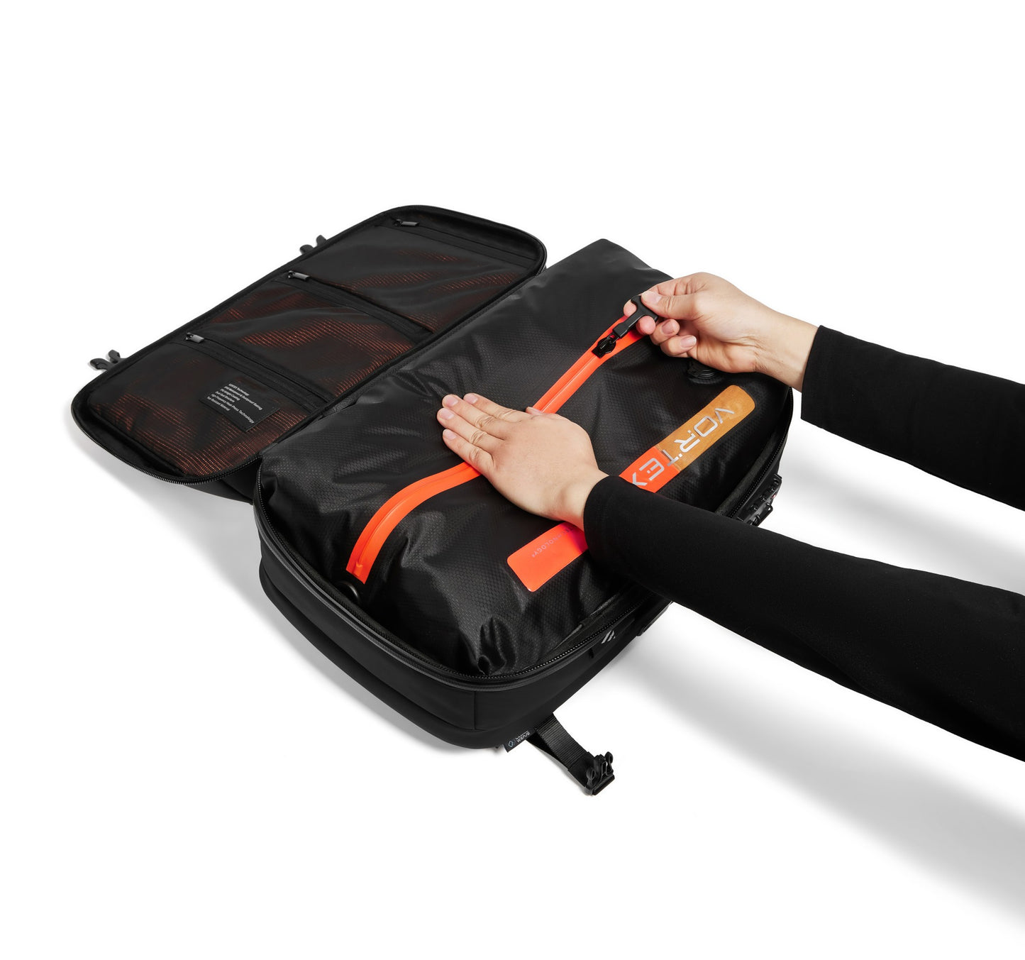 Black Voyage Zephyr PRO 60L Vacuum-Seal Travel Backpack