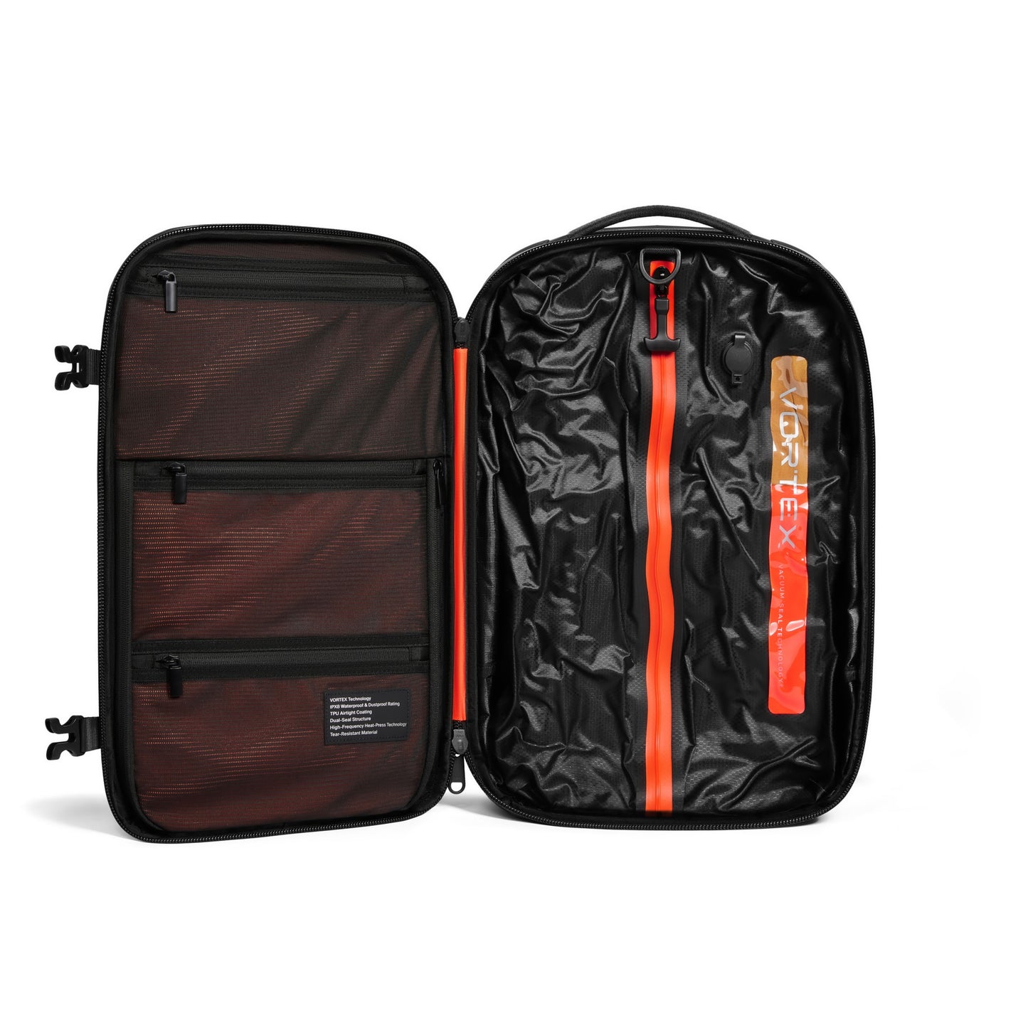 Black Voyage Zephyr PRO 60L Vacuum-Seal Travel Backpack