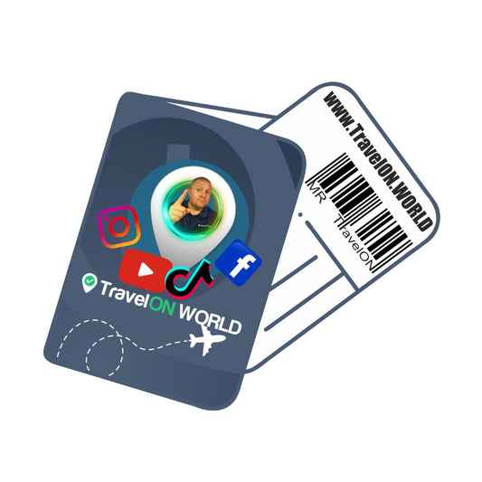Mr TravelON Stickers Luggage Label